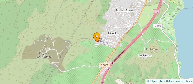 localisation de l'entreprise MONSIEUR MARTIAL BAUSSENS  NARBONNE