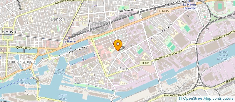 localisation de l'entreprise MONSIEUR MARTIAL BAZIRE à LE HAVRE