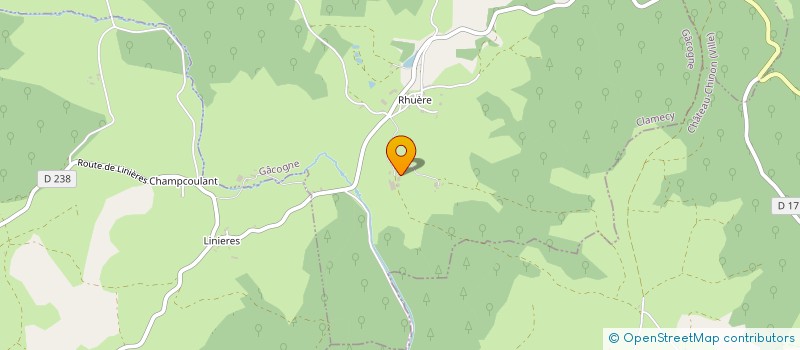 localisation de l'entreprise MONSIEUR MARTIAL BEAUDEQUIN  GACOGNE