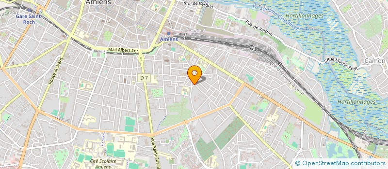 localisation de l'entreprise MONSIEUR MARTIAL BEDIER à AMIENS