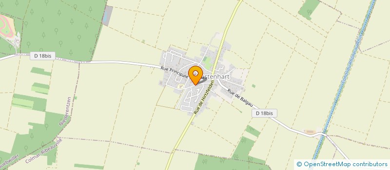 localisation de l'entreprise MONSIEUR MARTIAL BERNET  RUSTENHART