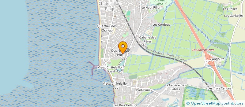 localisation de l'entreprise MONSIEUR MARTIAL BERTAUX à CHATELAILLON-PLAGE