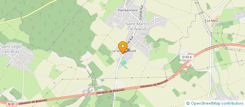 localisation de l'entreprise MONSIEUR MARTIAL BERTIN  SAINT-MARTIN-LE-NUD