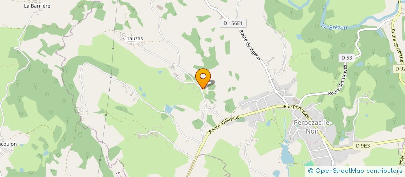 localisation de l'entreprise MONSIEUR MARTIAL BESSET  PERPEZAC-LE-NOIR