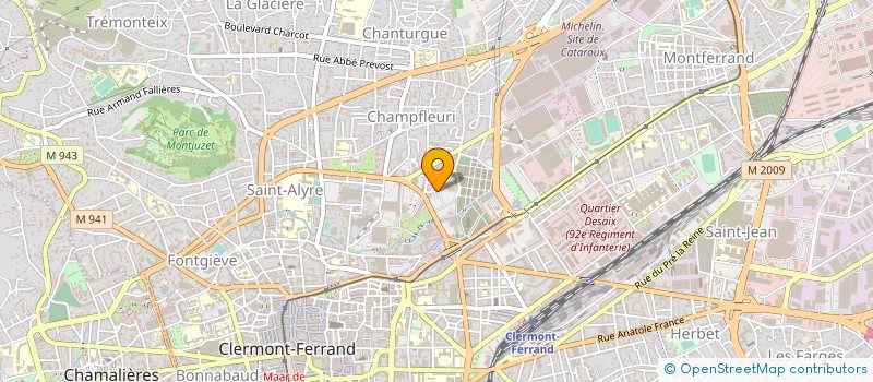 localisation de l'entreprise MONSIEUR MARTIAL BIDON à CLERMONT-FERRAND