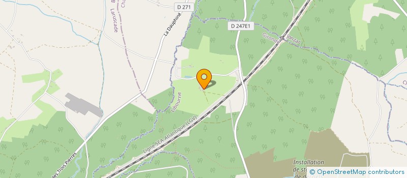 localisation de l'entreprise MONSIEUR MARTIAL BILLY  LAPOUYADE