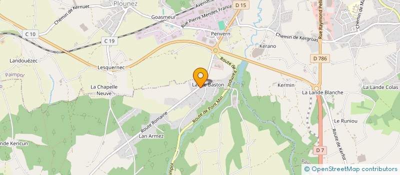 localisation de l'entreprise MONSIEUR MARTIAL BOGGIO PASQUA  PLOURIVO