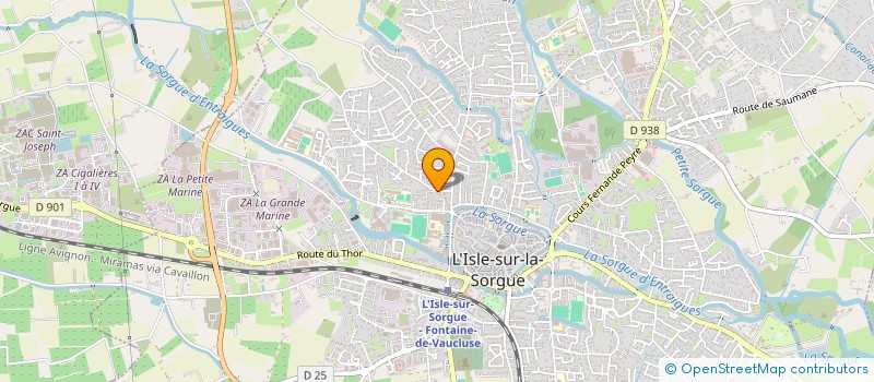 localisation de l'entreprise MONSIEUR MARTIAL BONIAS  L'ISLE-SUR-LA-SORGUE