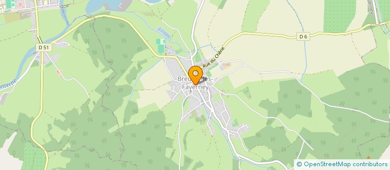 localisation de l'entreprise MONSIEUR MARTIAL BONNAC  BREUREY-LES-FAVERNEY