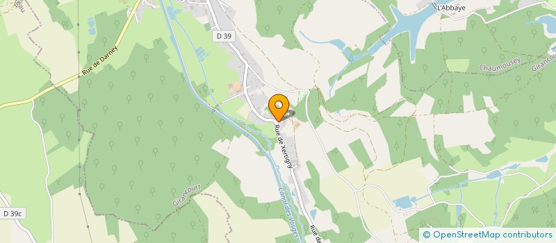 localisation de l'entreprise MONSIEUR MARTIAL BONNARD  GIRANCOURT