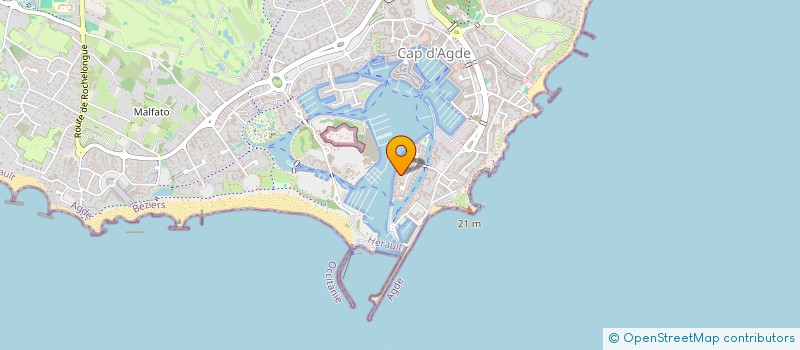 localisation de l'entreprise MONSIEUR MARTIAL BORN  AGDE