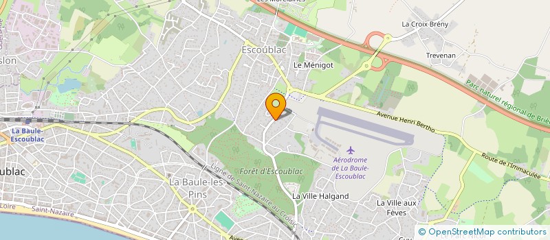 localisation de l'entreprise MONSIEUR MARTIAL BOUCARD à LA BAULE-ESCOUBLAC