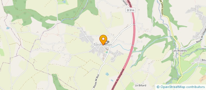 localisation de l'entreprise MONSIEUR MARTIAL BOUVARD  TORCHEFELON