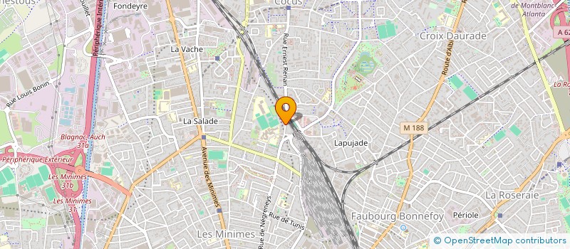 localisation de l'entreprise MONSIEUR MARTIAL BRET à TOULOUSE