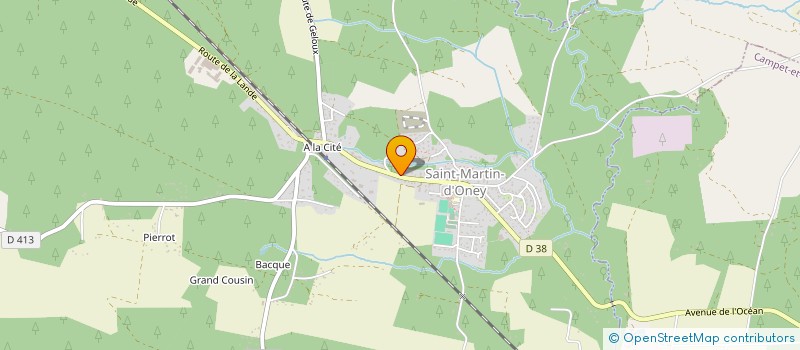 localisation de l'entreprise MONSIEUR MARTIAL BRETON  SAINT-MARTIN-D'ONEY