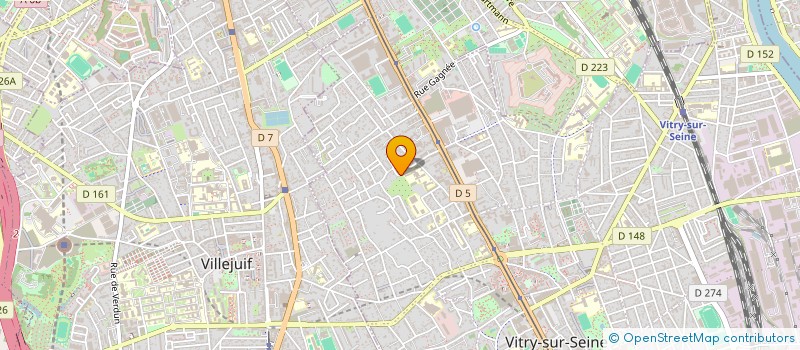 localisation de l'entreprise MONSIEUR MARTIAL BRISSOT à VITRY-SUR-SEINE