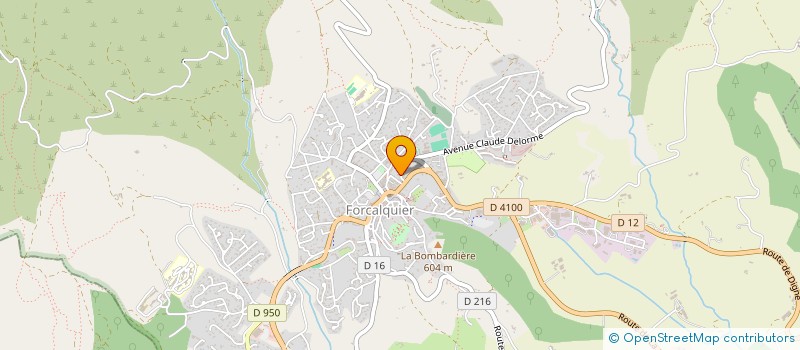 localisation de l'entreprise MONSIEUR MARTIAL BUCCERI à FORCALQUIER