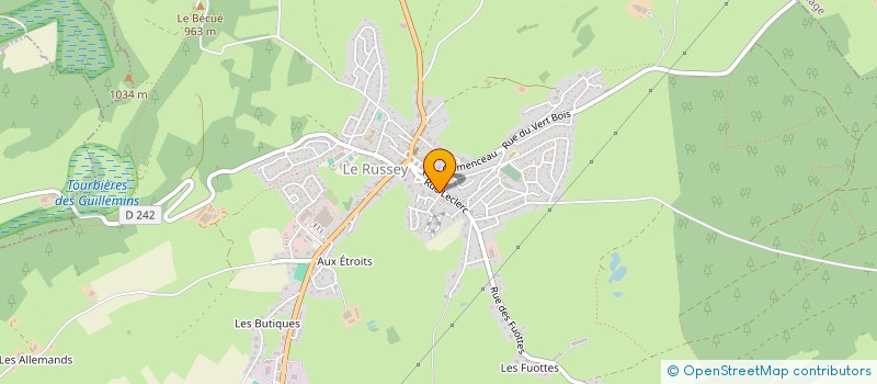 localisation de l'entreprise MONSIEUR MARTIAL BULIARD  LE BARBOUX