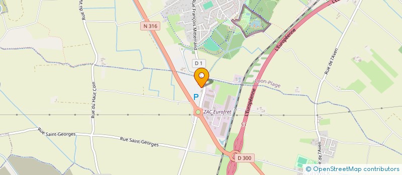 localisation de l'entreprise MONSIEUR MARTIAL BUSSIAN  LOON-PLAGE