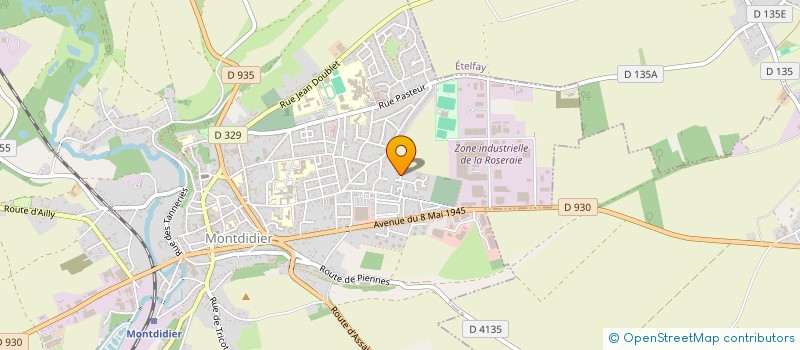 localisation de l'entreprise MONSIEUR MARTIAL CAFFIER à MONTDIDIER