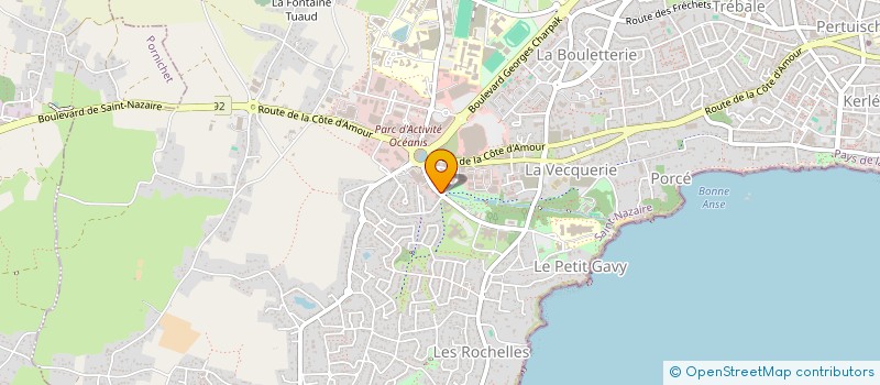 localisation de l'entreprise MONSIEUR MARTIAL CAILLON à SAINT-NAZAIRE