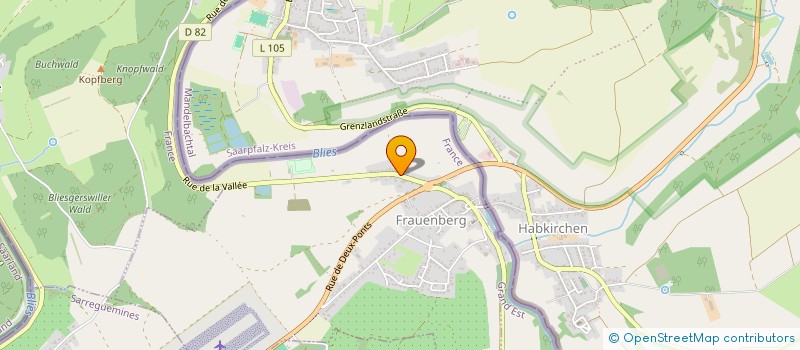 localisation de l'entreprise MONSIEUR MARTIAL CAPODICI  GROSBLIEDERSTROFF