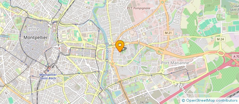localisation de l'entreprise MONSIEUR MARTIAL CHAINET à MONTPELLIER
