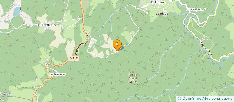 localisation de l'entreprise MONSIEUR MARTIAL CHANUT  MAZAMET