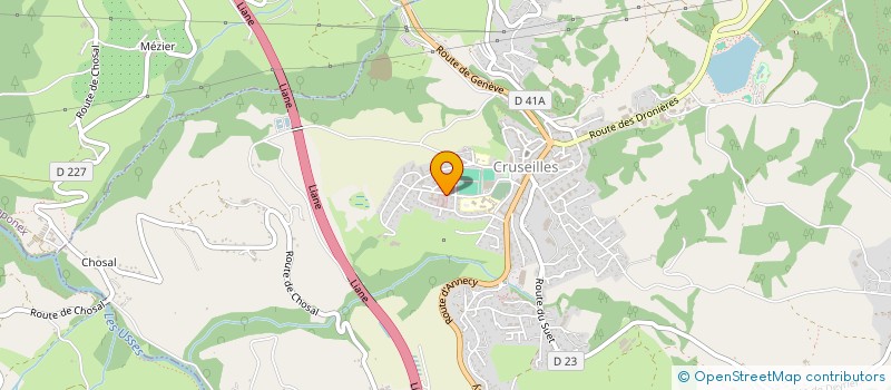 localisation de l'entreprise MONSIEUR MARTIAL CHARAF  CRUSEILLES