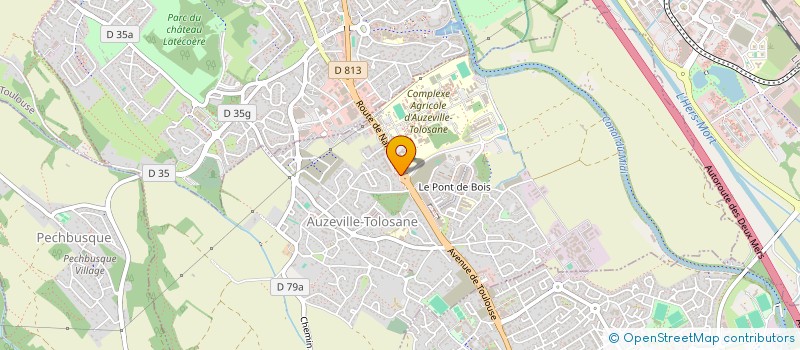 localisation de l'entreprise MONSIEUR MARTIAL CHARLET  AUZEVILLE-TOLOSANE