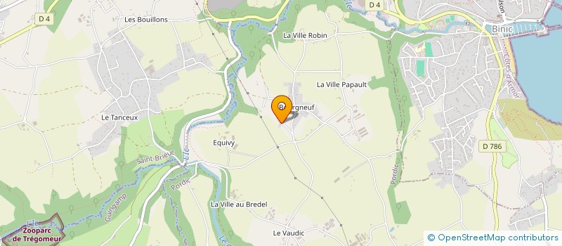 localisation de l'entreprise MONSIEUR MARTIAL CHASSEUIL  PORDIC