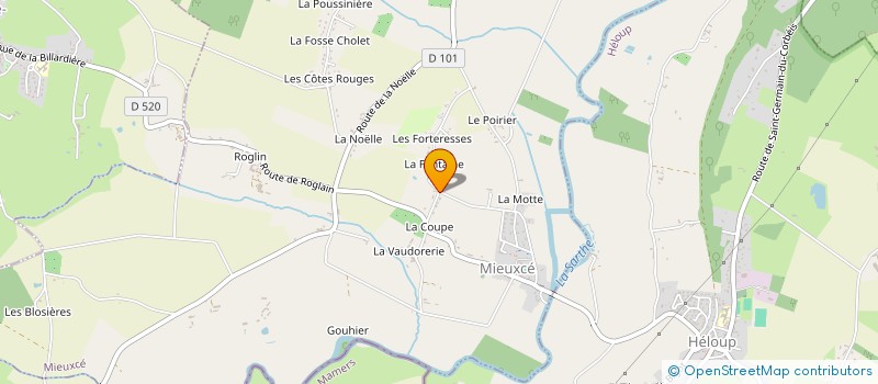 localisation de l'entreprise MONSIEUR MARTIAL CHEVALLIER à MIEUXCE
