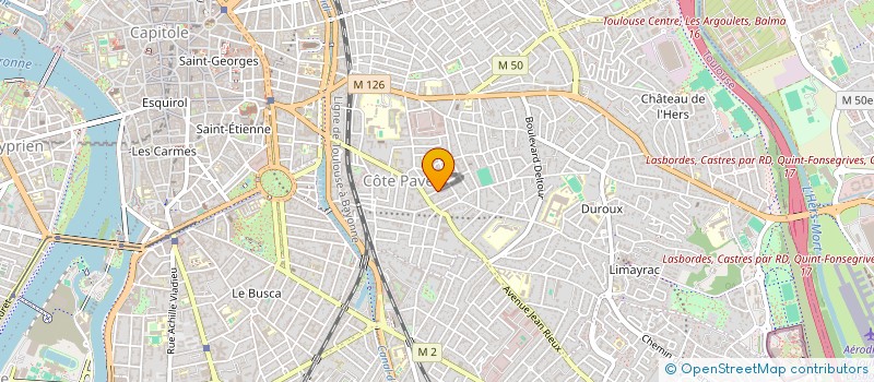 localisation de l'entreprise MONSIEUR MARTIAL CHEYROUX à TOULOUSE