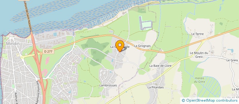 localisation de l'entreprise MONSIEUR MARTIAL CHRETIEN à SAINT-BREVIN-LES-PINS