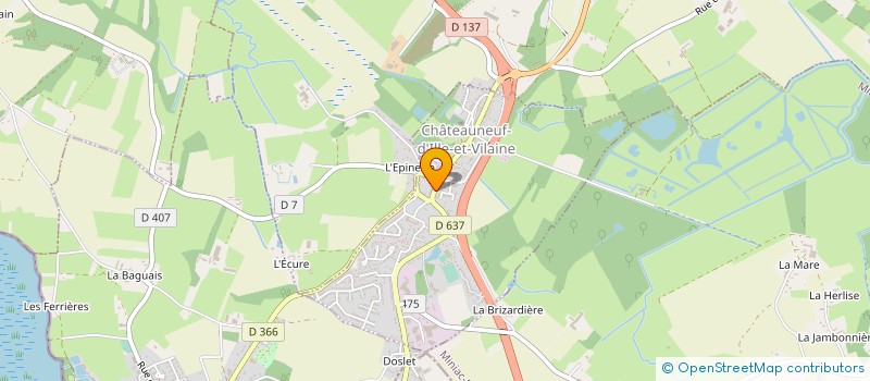 localisation de l'entreprise MONSIEUR MARTIAL COGNEE  CHATEAUNEUF-D'ILLE-ET-VILAINE