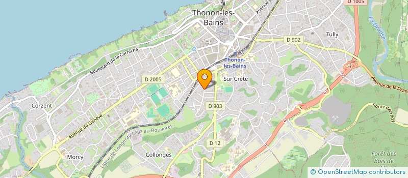 localisation de l'entreprise MONSIEUR MARTIAL COLLOMB à THONON-LES-BAINS