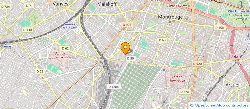 localisation de l'entreprise MONSIEUR MARTIAL COUE à MONTROUGE