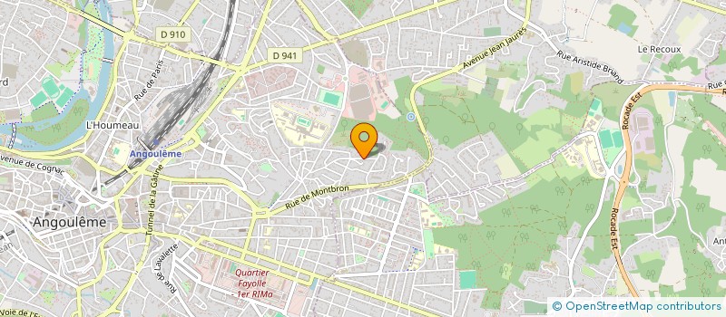 localisation de l'entreprise MONSIEUR MARTIAL COULON à ANGOULEME