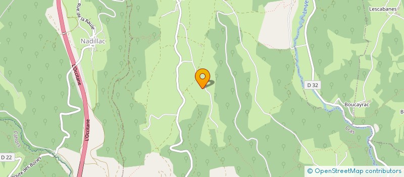 localisation de l'entreprise MONSIEUR MARTIAL CRUZEL  CRAS