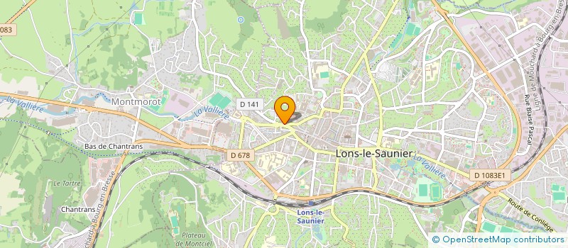 localisation de l'entreprise MONSIEUR MARTIAL CUMY à LONS-LE-SAUNIER
