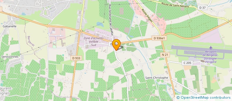 localisation de l'entreprise MONSIEUR MARTIAL D ESPALUNGUE à BERGERAC