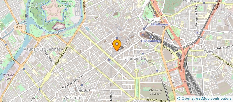 localisation de l'entreprise MONSIEUR MARTIAL DAMAREY à LILLE