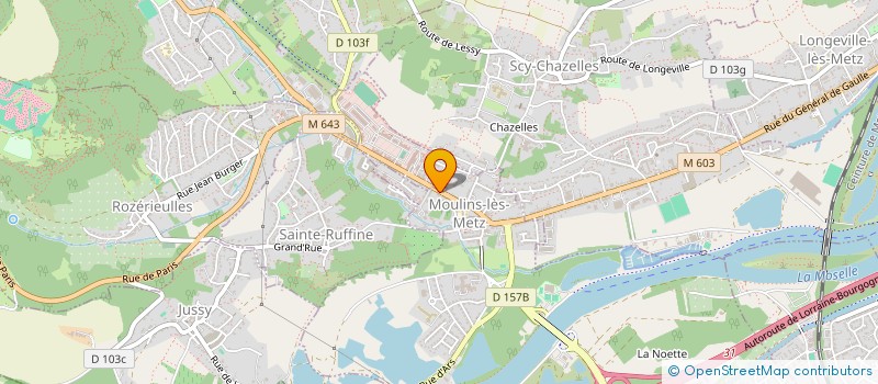 localisation de l'entreprise MONSIEUR MARTIAL DAMBLANT  MOULINS-LES-METZ