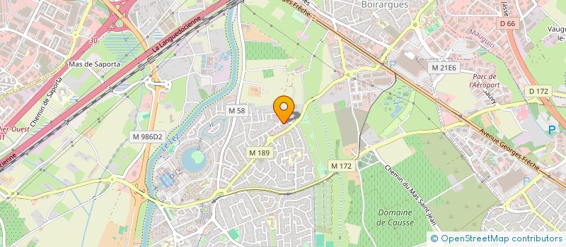 localisation de l'entreprise MONSIEUR MARTIAL DE HARO à LATTES