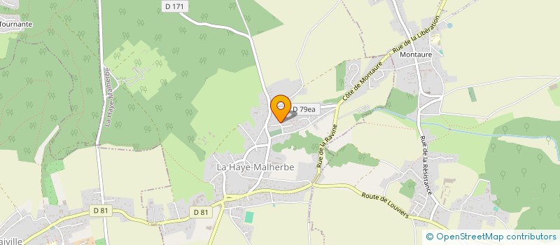 localisation de l'entreprise MONSIEUR MARTIAL DEHAYE  LA HAYE-MALHERBE