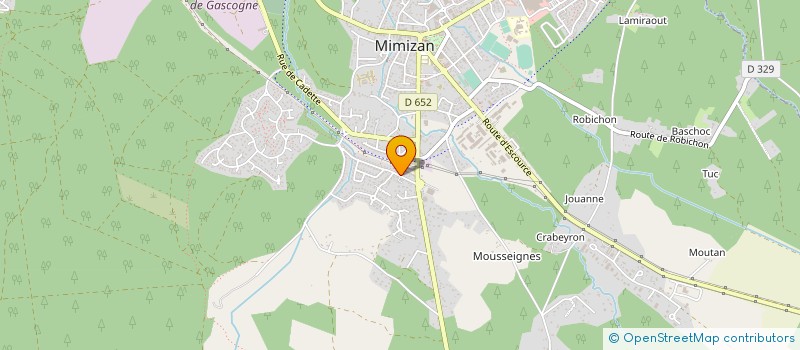 localisation de l'entreprise MONSIEUR MARTIAL DEPRET à MIMIZAN