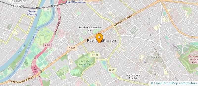 localisation de l'entreprise MONSIEUR MARTIAL DERIVERY à RUEIL-MALMAISON