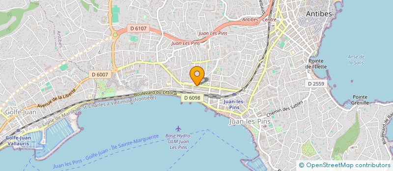 localisation de l'entreprise MONSIEUR MARTIAL DESSENDIER à ANTIBES
