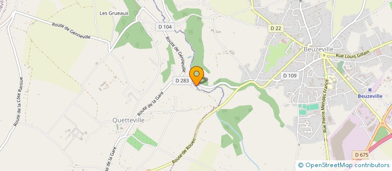 localisation de l'entreprise MONSIEUR MARTIAL DHEILLY à BEUZEVILLE