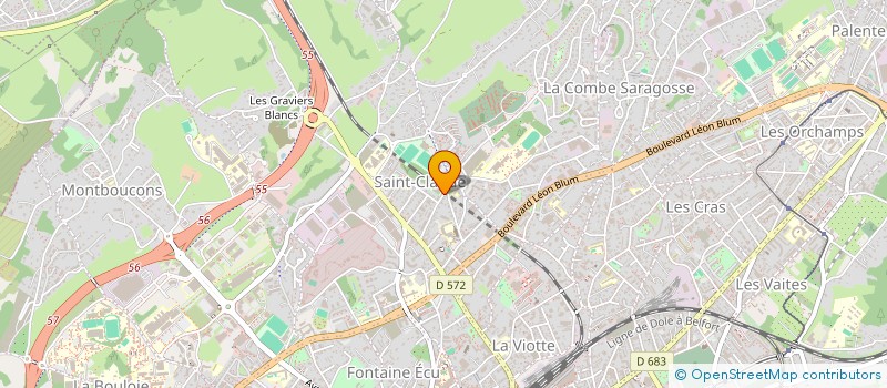 localisation de l'entreprise MONSIEUR MARTIAL DIKOUME à BESANCON
